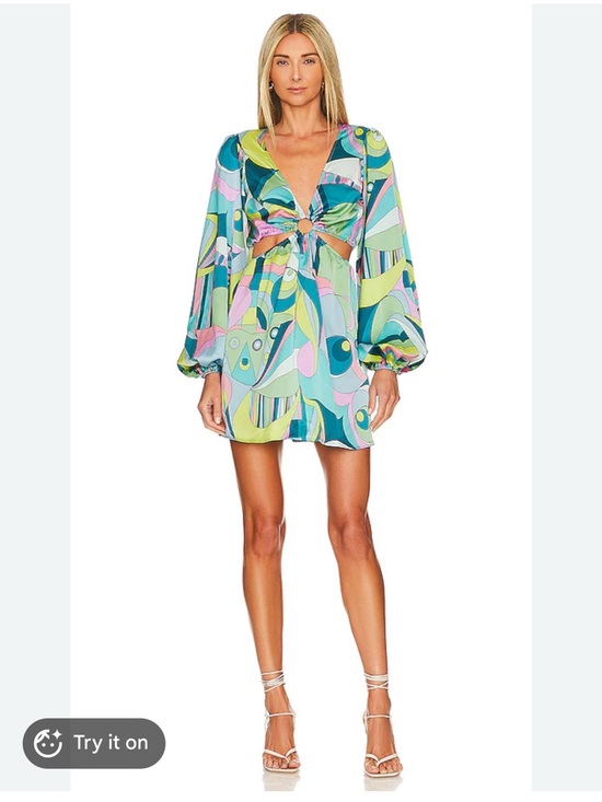 Show Me Your MuMu Dresses & Skirts - NEW Show Me Your Mumu Go Out Cut Out Mini Dress Luxe Satin M
